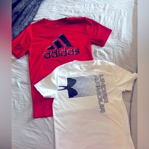 Lot of 2 Dry-Fit Youth T-Shirts Size M